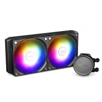 爱国者（aigo）冰魄LP240黑色一体式水冷 CPU散热器（ARGB光效/免拼接风扇/陶瓷轴心）