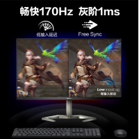 飞利浦（PHILIPS）27M1N5500Z 27英寸 2K 170Hz IPS电竞屏 1ms HDR400 游戏显示器