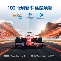 飞利浦（PHILIPS）27E1N5500LB 27英寸 2K 100Hz 低蓝光 旋转升降 电竞游戏 办公显示器