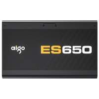 爱国者（aigo）电竞ES650全模组电脑电源 额定650W (80Plus金牌认证/双8PIN供电/LLC谐振/大单路12V）