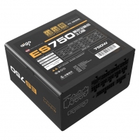 爱国者（aigo）ES750W ATX3.0 台式电脑主机箱电源（原生PCIE5.0/12VHPWR/80plus金牌/全模组设计/40系显卡）