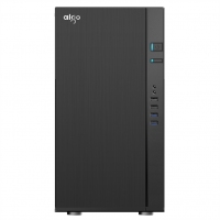 爱国者（aigo）黑曼巴 静音版 铁侧板 台式机中塔机箱（支持E-ATX/ATX主板/标配3把无光风扇/四面吸音棉/360冷排）