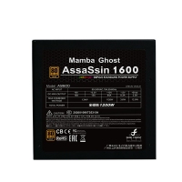 美商Mamba Ghost曼巴幽灵AS1600 额定1200W 职业电竞电脑电源