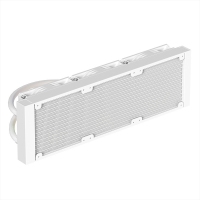 爱国者（aigo）冰魄SX360 ARGB版 白色 数显屏一体式CPU水冷散热器（多平台扣具/PWM风扇/加厚冷排/陶瓷水泵）