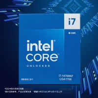 英特尔(Intel) i7-14700KF 酷睿14代 处理器 20核28线程 睿频至高可达5.6Ghz 33M三级缓存 盒装CPU