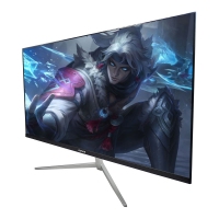 卓兴玩家 G3202 32寸2K165Hz 黑色 IPS硬屏 平面无边框电竞显示器 带灯/V型底座 HDMI+DP