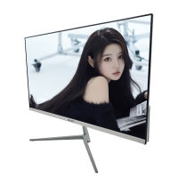 卓兴玩家 Z240 24寸 白色 IPS硬屏无边框显示器 低蓝光不闪屏 支持壁挂 纤薄办公电脑液晶屏幕