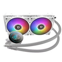 天极风散热器 麒麟240 白色一体式水冷散热器套装RGB台式电脑cpu水冷风扇