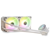 天极风散热器 麒麟240 白色一体式水冷散热器套装RGB台式电脑cpu水冷风扇
