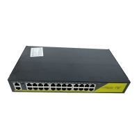 飞凯亚 KY-P2420A-Q 320W 52V 24口 POE百兆交换机