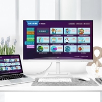 飞利浦 279E1EW（白色）27英寸 4K超清 IPS面板 Type-C投屏 10bit色深 智能分屏 电脑高清设计办公显示器