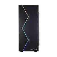 游戏风暴 雷霆T9 黑色 游戏机箱支持ATX M-ATX ITX主板/长显卡机箱