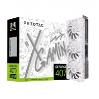 索泰（ZOTAC）GeForce RTX4070 SUPER-12GB X-GAMING OC 欧泊白光追电竞独立台式显卡