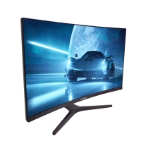 卓兴玩家 ZR272+ 27寸 曲面无边框显示器 2K 165HZ 升降旋转 呼吸氛围灯效 电竞办公屏
