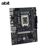 升技（abit）B760M D2H D4深空黑主板 支持12100/12400/13400F