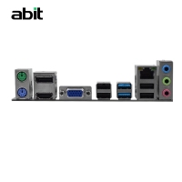 升技(abit)H610M VDH 深空黑 电脑主板支持CPU12100/12400F/13400