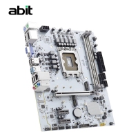 升技(abit)H610M VDH 雪山白 电脑主板支持CPU12100/12400F/13400