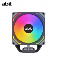 升技（abit）AB-900 ARGB版 黑色 CPU风冷散热器 (4热管/ARGB光效/PWM风扇/119mm