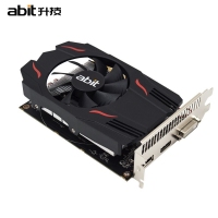 升技（abit） RX550 4G GDDR5 128bit 独立游戏显卡 HDMI+DP+DVI