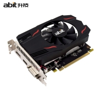 升技（abit） RX550 4G GDDR5 128bit 独立游戏显卡 HDMI+DP+DVI