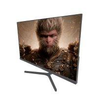 酷乐G270（新款） 27寸直面无边框 黑色 液晶显示器/三角型底座 HDMI+VGA