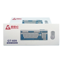 爱国心 GT-609 黑+黄 游戏键鼠套装