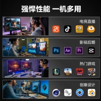 【锐龙R9 7900X游戏电竞】锐龙R9-7900X/华硕X670吹雪/32G/1TB固态/RX7900XT 电竞游戏主机