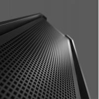 骨伽 乘风MX600 黑色 全塔台式玻璃侧透机箱 支持E-ATX主板竖装显卡360水冷/网孔面板