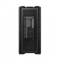 骨伽 乘风MX600 黑色 全塔台式玻璃侧透机箱 支持E-ATX主板竖装显卡360水冷/网孔面板