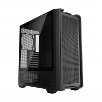 骨伽 乘风MX600 黑色 全塔台式玻璃侧透机箱 支持E-ATX主板竖装显卡360水冷/网孔面板