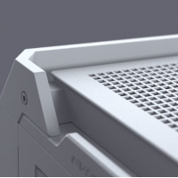 骨伽 乘风MX600 白色 全塔台式玻璃侧透机箱 支持E-ATX主板竖装显卡360水冷/网孔面板