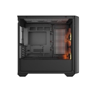 骨伽 乘风MX600 mini 黑色 台式玻璃侧透机箱 支持MATX主板360水冷/网孔面板