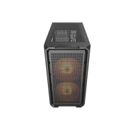 骨伽 乘风MX600 mini 黑色 台式玻璃侧透机箱 支持MATX主板360水冷/网孔面板