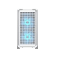 骨伽 乘风MX600 mini 白色 台式玻璃侧透机箱 支持MATX主板360水冷/网孔面板