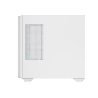 骨伽 乘风MX600 mini 白色 台式玻璃侧透机箱 支持MATX主板360水冷/网孔面板