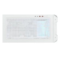 骨伽 乘风MX600 mini 白色 台式玻璃侧透机箱 支持MATX主板360水冷/网孔面板