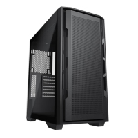 骨伽 影武者X5 PRO 黑色 台式电竞游戏机箱 支持E-ATX主板竖装显卡360水冷