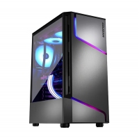 骨伽（COUGAR） 双刃 塔式侧透水冷电脑主机箱 （ATX主板 360水冷） 黑色