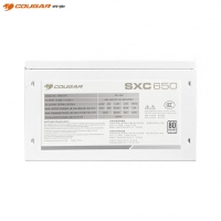 骨伽 SXC650白色 额定650W 白牌直出 静音宽幅电脑主机电源