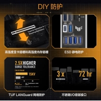 华硕TUF GAMING B850-PLUS WIFI主板 CPU 7800X3D/9800X3D/9600X(AM5）