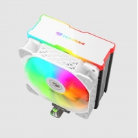 骨伽 风擎PRO 白色塔式CPU散热器（炫彩流光灯效/热管/PWM风扇/多平台/附硅脂）