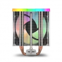 骨伽 风擎PRO 白色塔式CPU散热器（炫彩流光灯效/热管/PWM风扇/多平台/附硅脂）