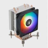 骨伽风擎20台式电脑CPU散热器4热管炫彩静音温控塔式CPU风冷风扇