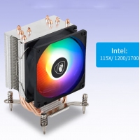 骨伽风擎20台式电脑CPU散热器4热管炫彩静音温控塔式CPU风冷风扇