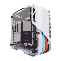 骨伽（COUGAR） Blazer 开拓者S 白色电脑机箱 水冷侧透中塔式机箱(支持ATX主板支持240水冷)