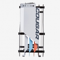 骨伽（COUGAR） Blazer 开拓者S 白色电脑机箱 水冷侧透中塔式机箱(支持ATX主板支持240水冷)