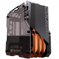 骨伽（COUGAR） Blazer 开拓者S 黑色电脑机箱 水冷侧透中塔式机箱(支持ATX主板支持240水冷)