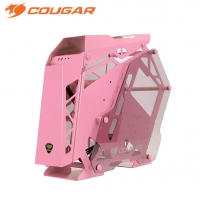 骨伽（COUGAR） 征服者台式机箱游戏水冷侧透异型主机箱 大征服者 粉色