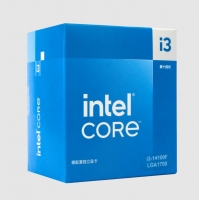 英特尔Intel 14代酷睿i3-14100F原盒装CPU处理器 3.5G 4核 8线程