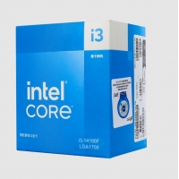 英特尔Intel 14代酷睿i3-14100F原盒装CPU处理器 3.5G 4核 8线程